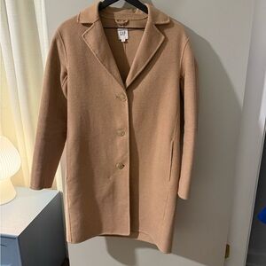 GAP Women's Wool Tan Trench Coat